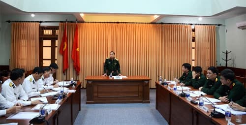 Đoàn công tác Tổng cục Chính trị kiểm tra tại Bộ tư lệnh Vùng 3 Hải quân