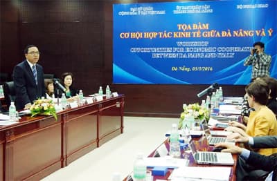 Doanh nghiệp Italy tìm kiếm cơ hội hợp tác tại Đà Nẵng