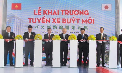 Bình Dương khai trương 5 tuyến xe buýt theo mô hình Nhật Bản