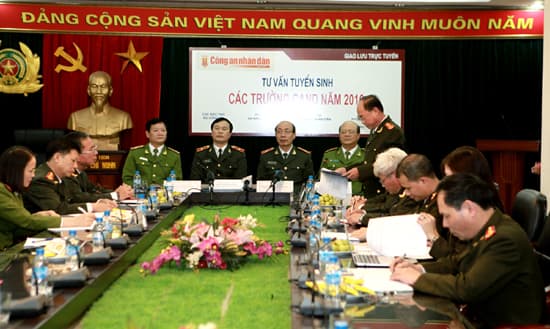 Tư vấn tuyển sinh các trường Công an nhân dân năm 2016