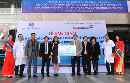 VietinBank tài trợ gần 6 tỷ đồng cho Bệnh viện Nội tiết Trung ương