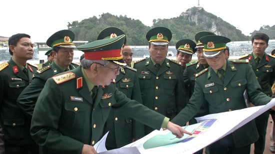 Kiểm tra công tác chuẩn bị cho chương trình Giao lưu hữu nghị Quốc phòng biên giới Việt - Trung lần 3