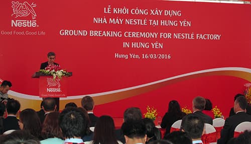 Nestlé Việt Nam xây dựng nhà máy trị giá 70 triệu USD tại Hưng Yên