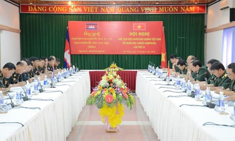 Tăng cường hợp tác giữa Quân khu 5 QĐND Việt Nam với Quân khu 1 QĐHG Campuchia