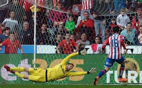 Vòng 30 La Liga: Atletico Madrid bất ngờ thất bại trước Sporting Gijon