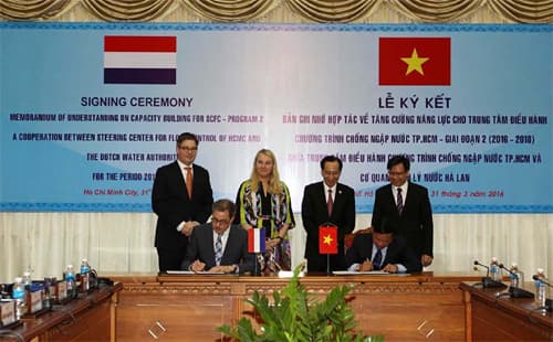 TP Hồ Chí Minh tăng cường hợp tác với Hà Lan về xử lý nước
