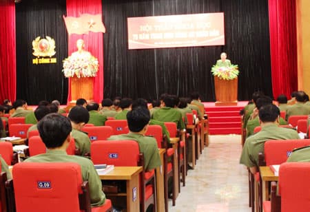Hội thảo khoa học 70 năm Tham mưu Công an nhân dân