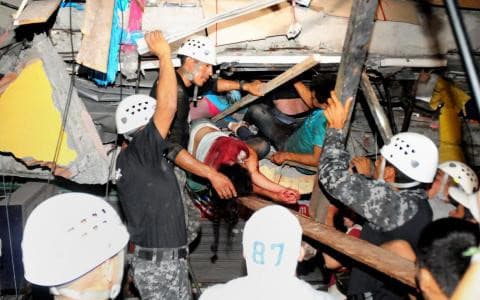 Động đất tại Ecuador: Số người chết và bị thương tiếp tục tăng nhanh