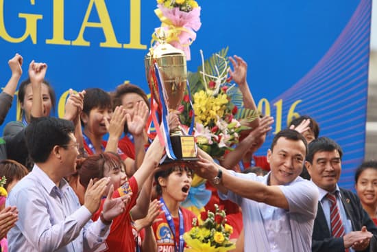 Phong Phú Hà Nam vô địch giải bóng đá nữ U19 Quốc gia