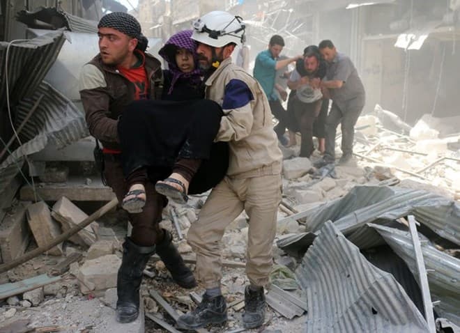 Hàng chục người thương vong trong vụ không kích tại Syria