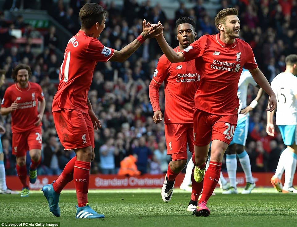 Liverpool chia điểm trên sân nhà dù dẫn trước hai bàn
