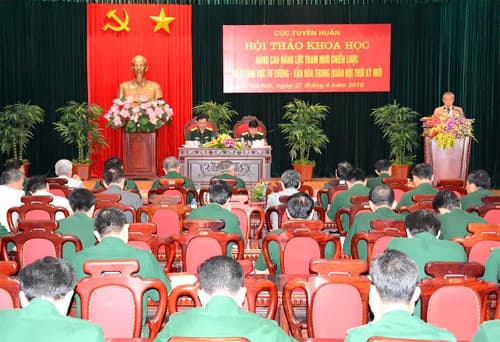 Công tác tư tưởng-văn hóa luôn là linh hồn, mạch sống của Quân đội ta