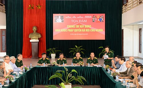Tọa đàm “Chung tay xây dựng Nhà nước pháp quyền Xã hội chủ nghĩa”