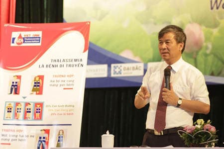 Khoảng 10 triệu người Việt Nam mang gen bệnh Thalassemia