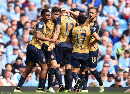 Man City chia điểm với Arsenal, MU có cơ hội lọt Top 4