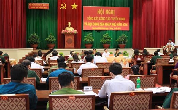 TP Hồ Chí Minh: Hơn 40% thanh niên nhập ngũ có trình độ đại học, cao đẳng, trung cấp