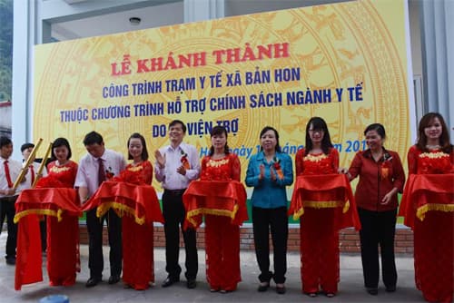 Khánh thành công trình xây dựng Trạm y tế xã Bản Hon