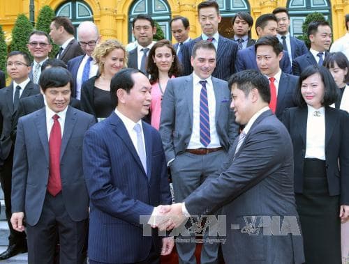 Chủ tịch nước Trần Đại Quang tiếp Hoàng tử Brunei