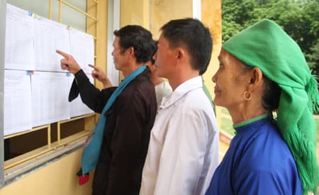 Nậm Chạc trước ngày bầu cử