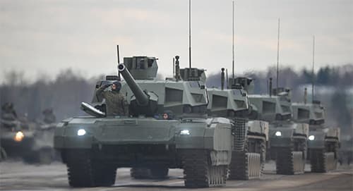 Xuất hiện hình ảnh thử nghiệm chiến đấu mới của xe tăng Armata