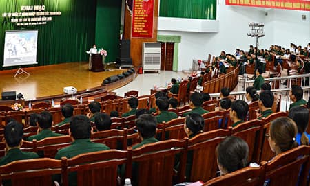 Quân khu 9: Tập huấn kỹ năng nghiệp vụ cho hơn 200 cán bộ Đoàn