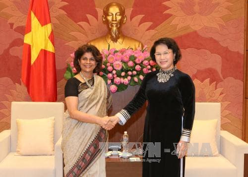 Chủ tịch Quốc hội Nguyễn Thị Kim Ngân tiếp Điều phối viên thường trú Liên hợp quốc tại Việt Nam