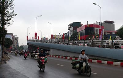 Hà Nội khởi công xây cầu vượt nút giao Ô Đông Mác – Nguyễn Khoái