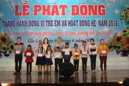 Gia Lai phát động tháng hành động vì trẻ em