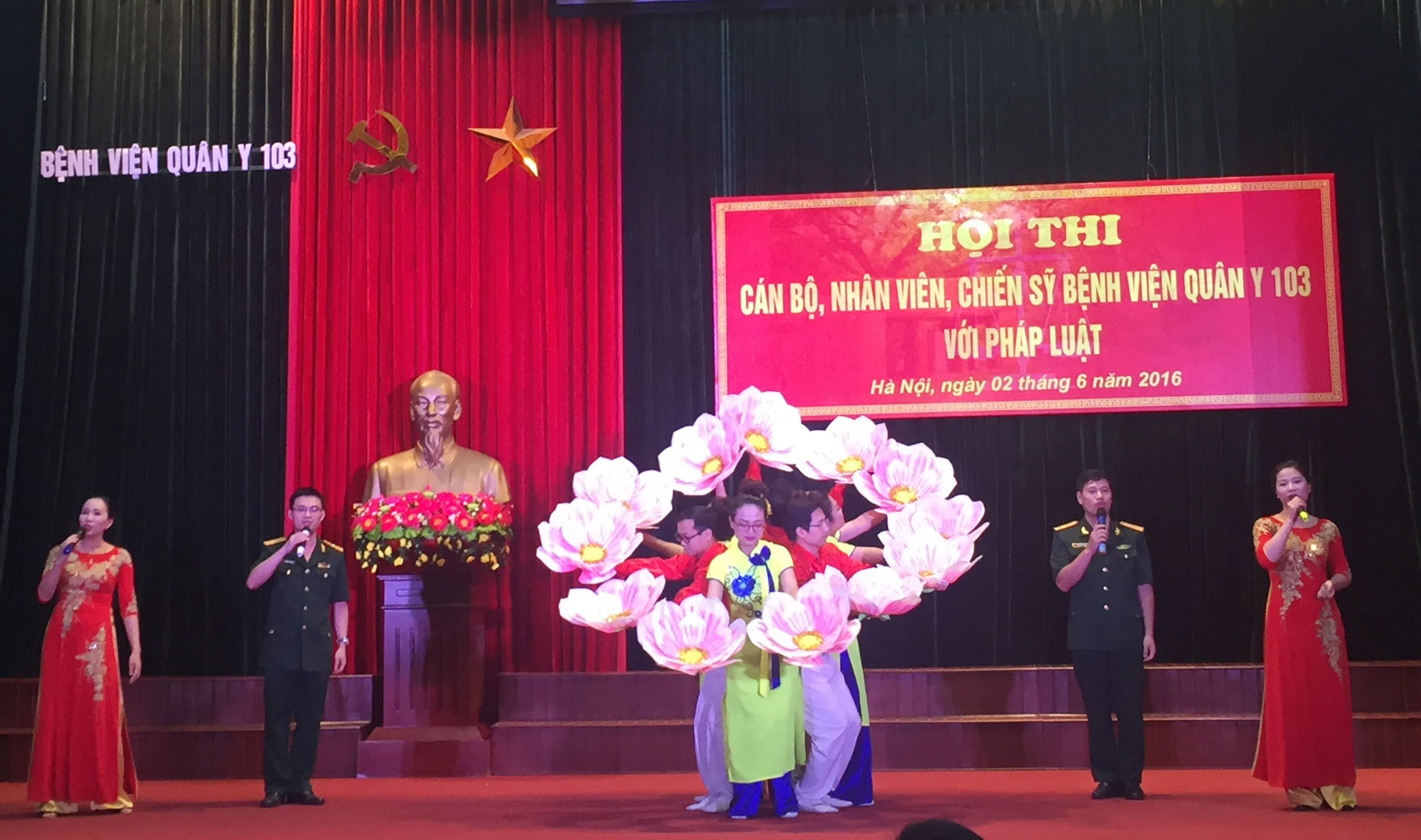 Bệnh viện Quân y 103 tổ chức hội thi tuyên truyền pháp luật