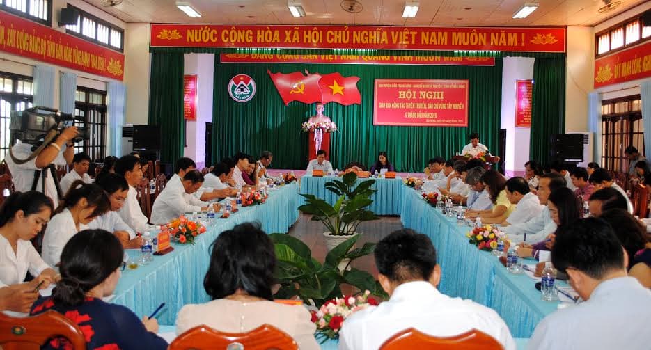 Giao ban công tác tuyên truyền, báo chí vùng Tây Nguyên