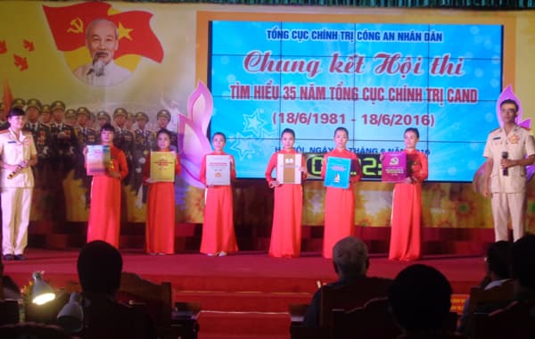 Chung kết Hội thi tìm hiểu 35 năm Tổng cục Chính trị Công an nhân dân