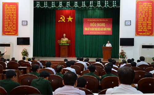 Tỉnh Đắk Lắk tổng kết 10 năm thực hiện Luật Quốc phòng