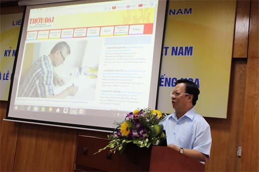Liên hiệp các tổ chức hữu nghị Việt Nam: Ra mắt báo điện tử Thời đại phiên bản tiếng Nga