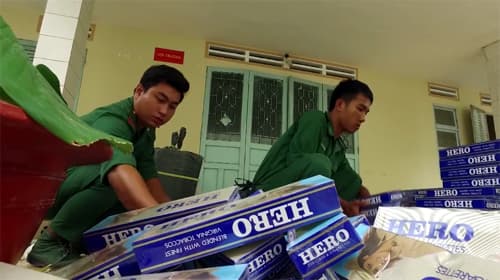 Bộ đội Biên phòng tỉnh Tây Ninh thu giữ hơn 6.000 gói thuốc lá ngoại