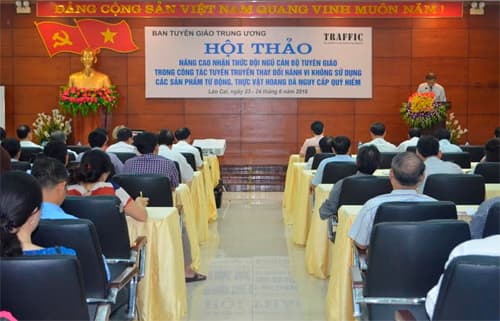 Không sử dụng các sản phẩm từ động, thực vật hoang dã nguy cấp quý hiếm