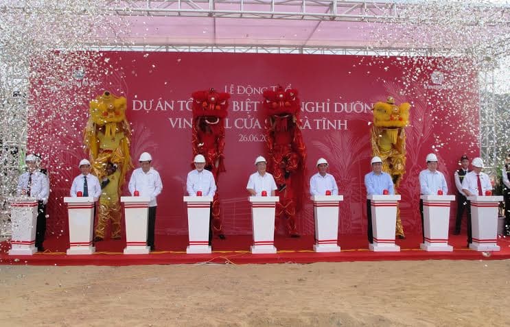 Động thổ Tổ hợp biệt thự nghỉ dưỡng Vinpearl Cửa Sót và Vinpearl Cửa Hội