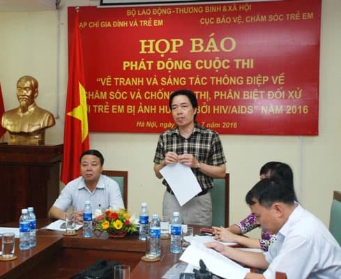 Phát động cuộc thi vẽ tranh chống kỳ thị trẻ em bị ảnh hưởng bởi HIV 2016