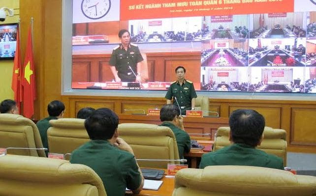 Bộ Tổng tham mưu sơ kết ngành tham mưu toàn quân 6 tháng đầu năm
