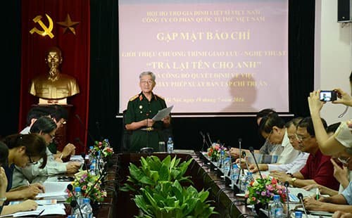 Giao lưu nghệ thuật tri ân liệt sĩ  “Trả lại tên cho anh”