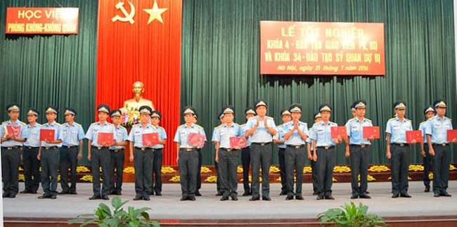 Học viện Phòng không-Không quân tổ chức tốt nghiệp 2 khóa đào tạo