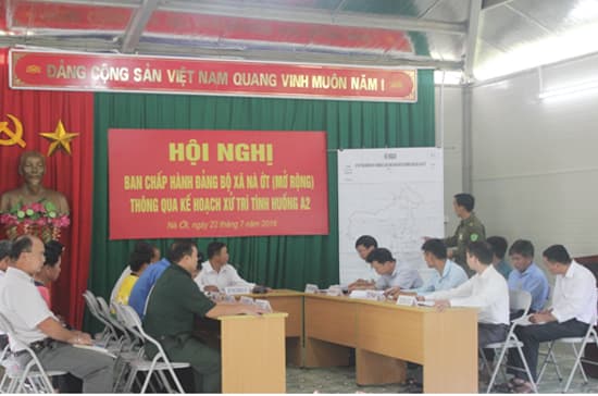 Diễn tập chiến đấu phòng thủ cấp xã năm 2016