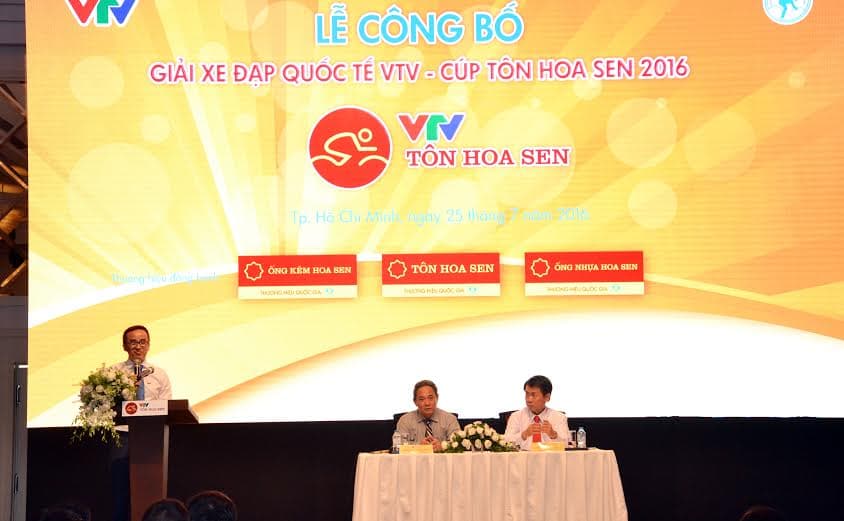 16 đội đua tham gia Giải xe đạp Quốc tế VTV - Cúp Tôn Hoa Sen 2016