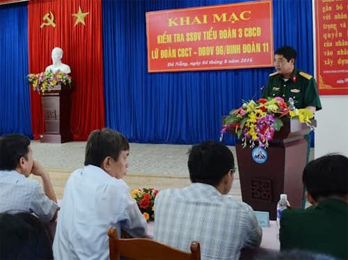 Kiểm tra sẵn sàng động viên quân nhân dự bị