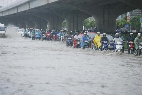 Nhiều khu vực có mưa lớn do ảnh hưởng của bão số 3, đề phòng lũ lụt và sạt lở đất