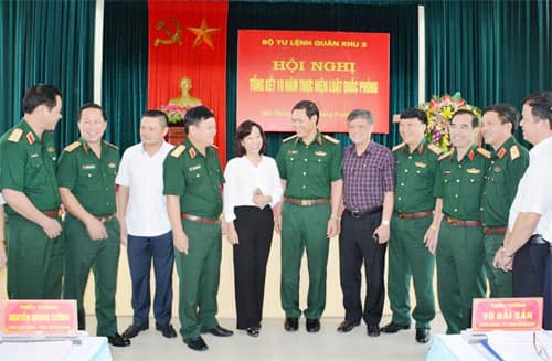 Quân khu 3 tổng kết 10 năm thực hiện Luật Quốc phòng