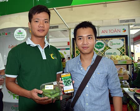 Truy xuất nguồn gốc điện tử sẽ biết được thông tin về nông sản