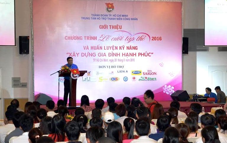 Thành đoàn TP Hồ Chí Minh giới thiệu lễ cưới tập thể cho 100 đôi thanh niên