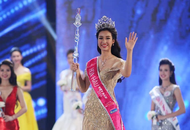 Đỗ Mỹ Linh đăng quang Hoa hậu Việt Nam 2016