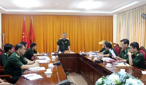Bộ tổng Tham mưu làm việc BĐBP Hà Tĩnh