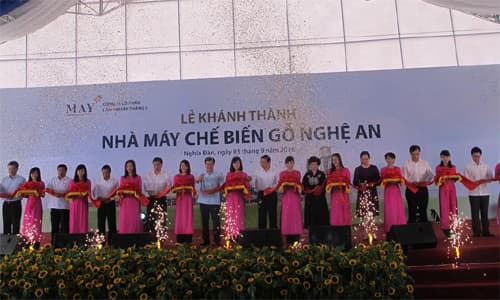 Khánh thành Nhà máy chế biến gỗ Nghệ An